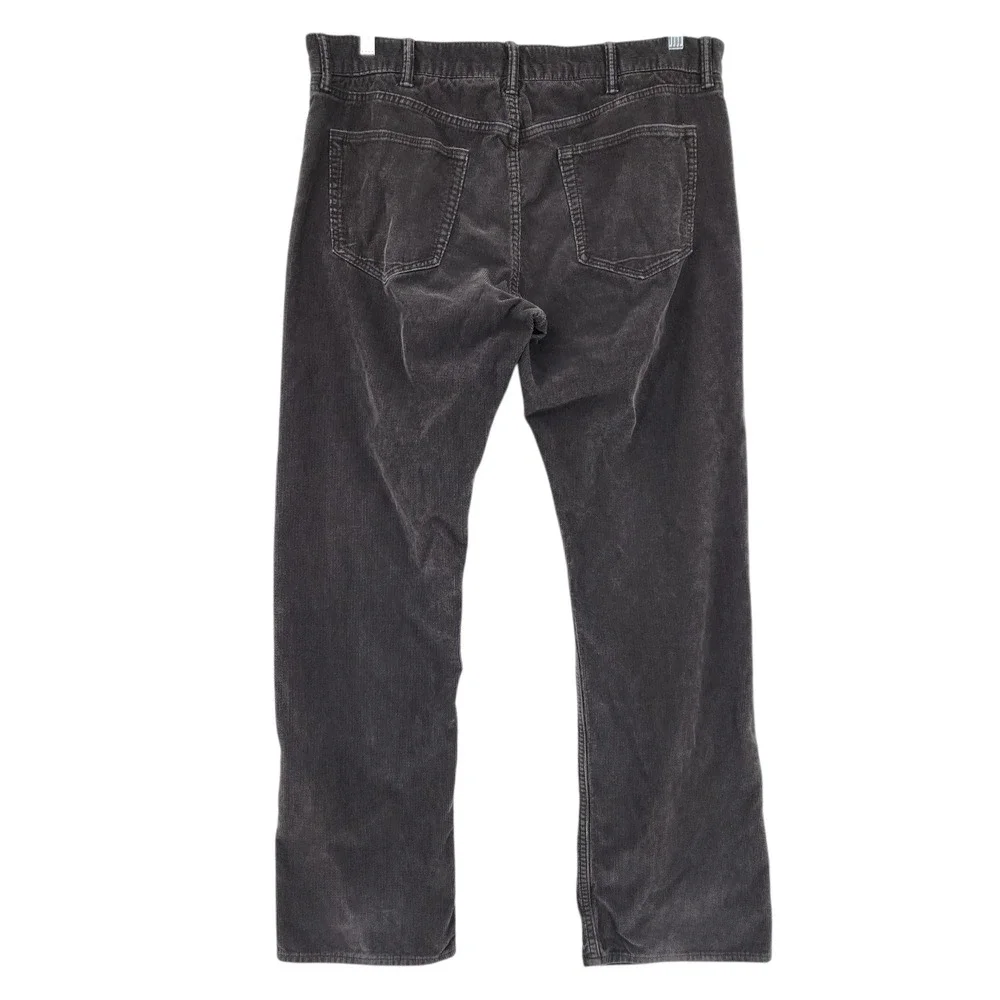 Banana Republic Pima Cotton Corduroy Pants 38x32 Mens Dark‎ Gray 969800-01 2014